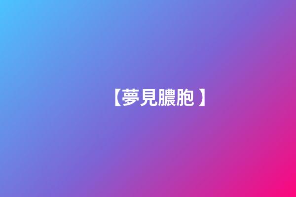 【夢見膿胞 】